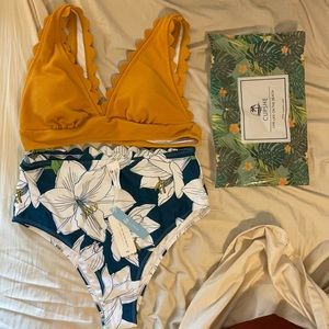 NWT Cupshe swim top & bottom